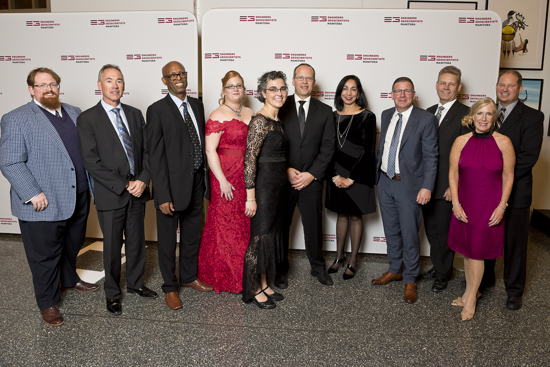 Media Wall Ingenium Gala 2019 Engineers Geoscientists Manitoba